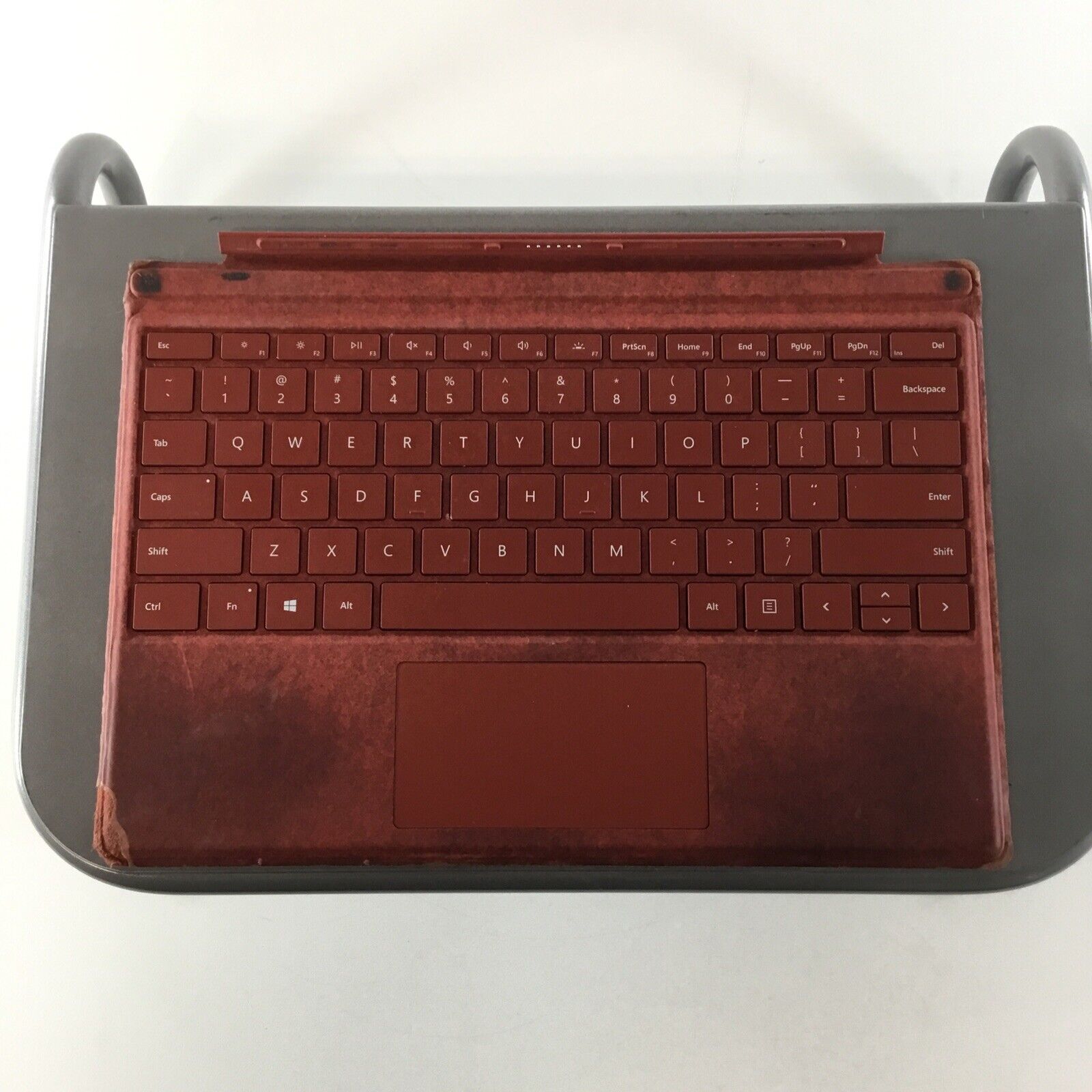*READ* Microsoft 1725 Surface Pro Type Cover Burgundy *Used*
