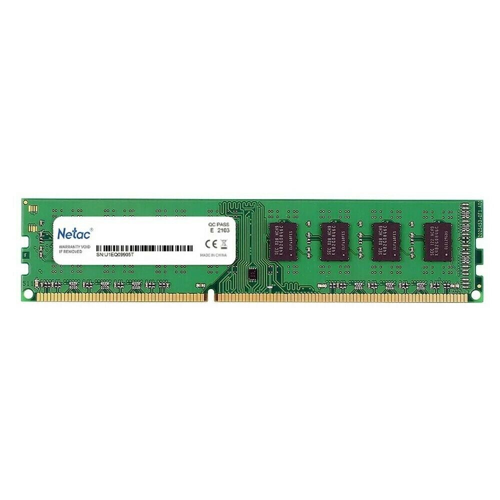Netac 8GB DDR3 RAM with 1600MT/s Speed for Desktop Memory RAM NTBSD3P16SP-08