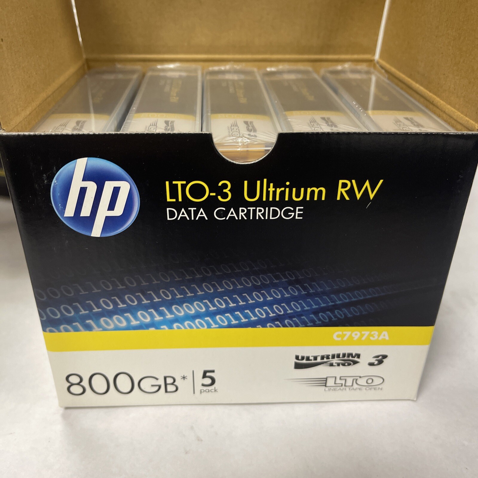 HP LTO3 Tape C7973A (5PACK) Ultrium Storage Data Cartridge 800GB - NEW