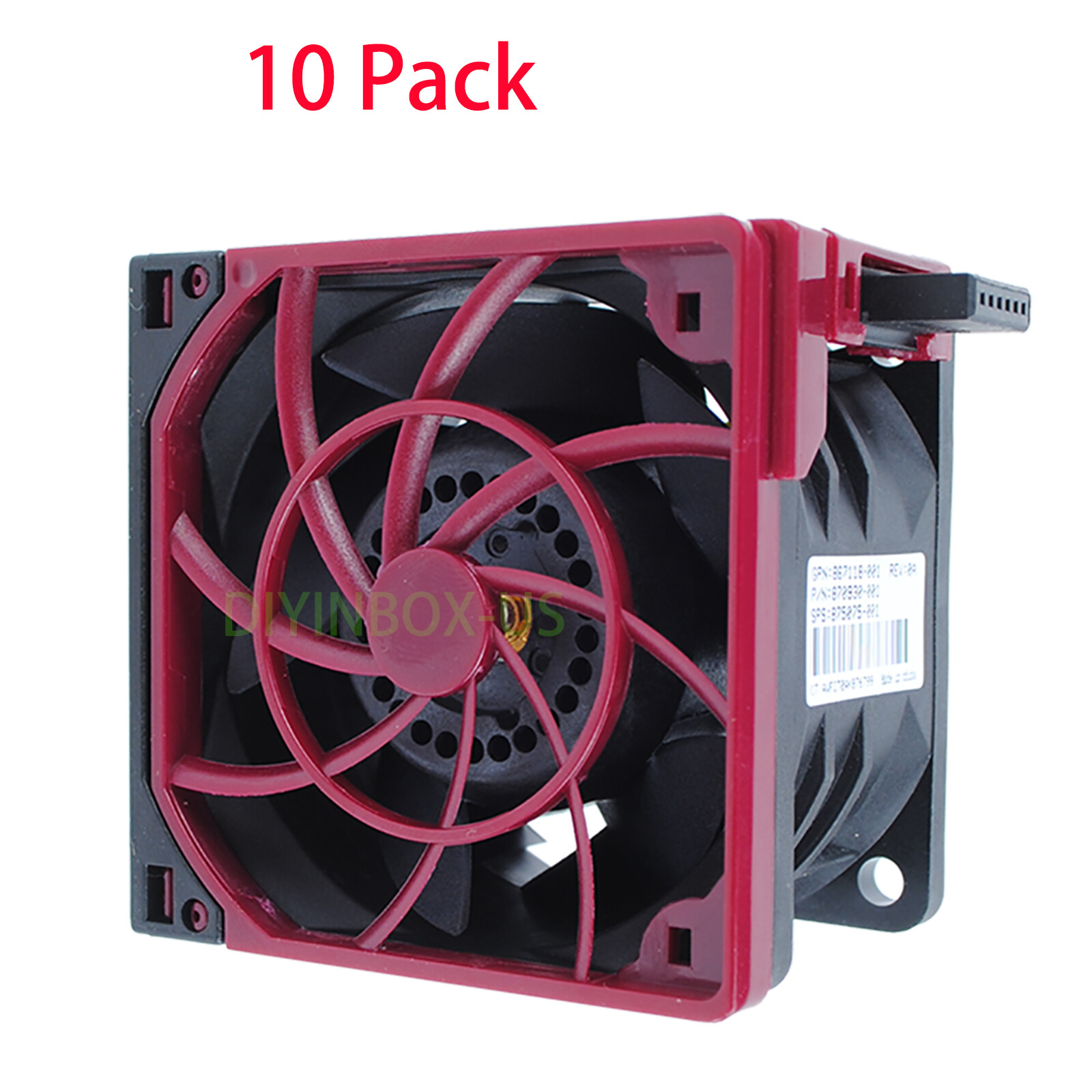 10 Pack Fan For HP PROLIANT DL380 G10 STANDARD FAN MODULE 875075-001 867118-001