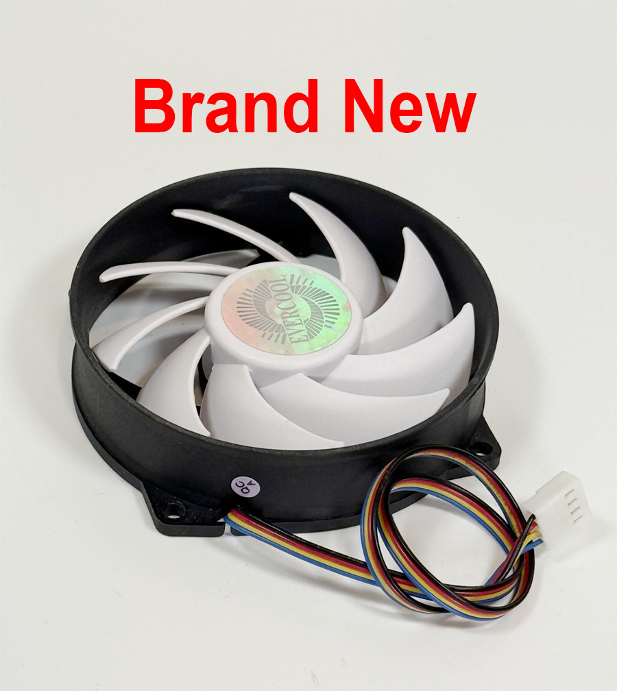 EverCool Round CPU Heatsink's Fan 4-Pin PWM EC9225TH12EP