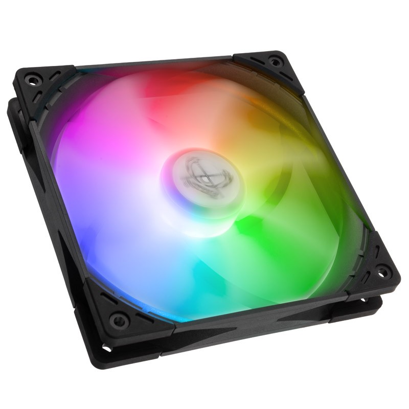 Scythe Kaze Flex 140 Square ARGB PWM Fan 300-1200rpm - 140mm, Black