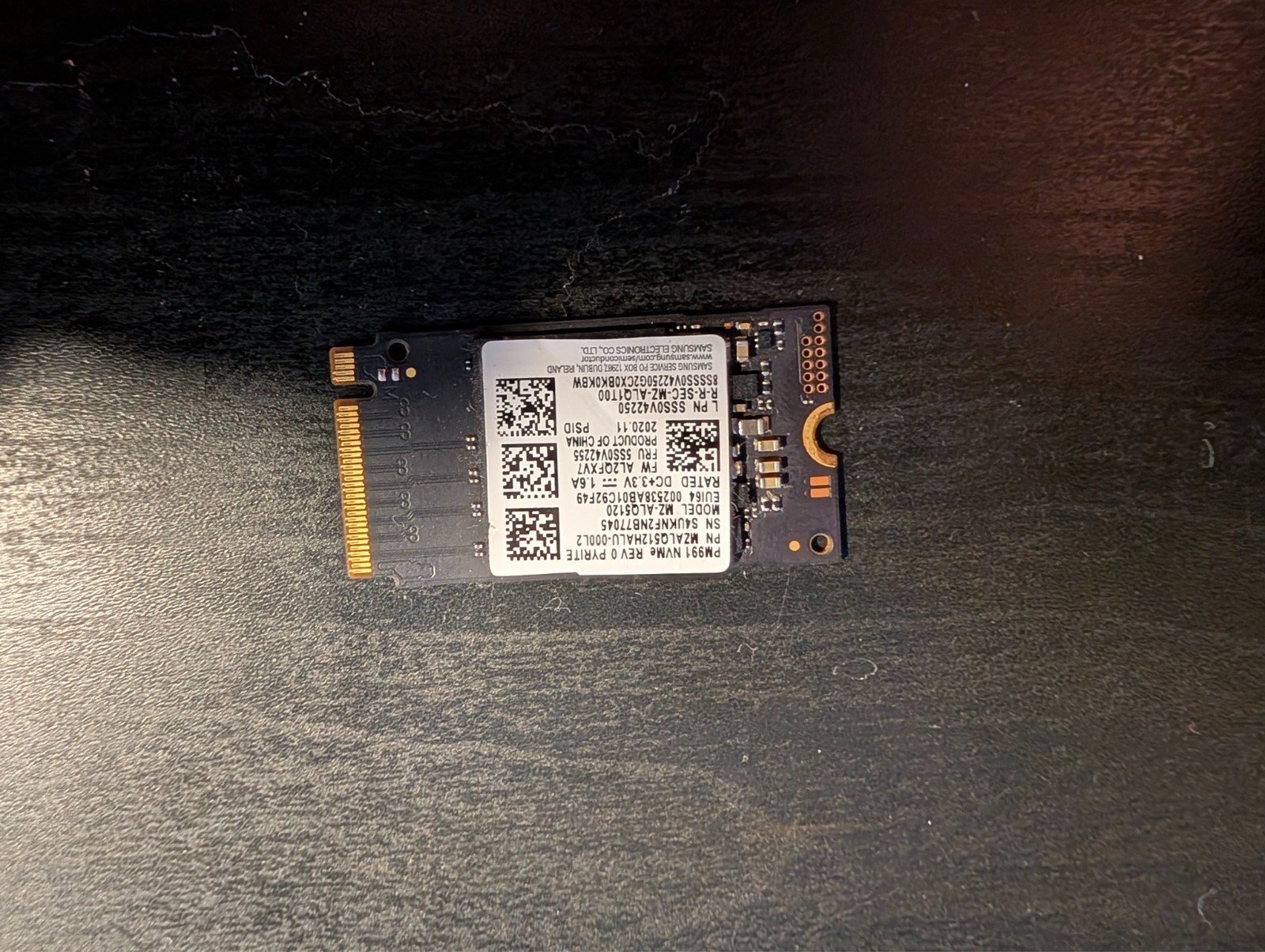 Samsung PM991 256GB,Internal,M.2 (MZALQ256HAJD) Solid State Drive