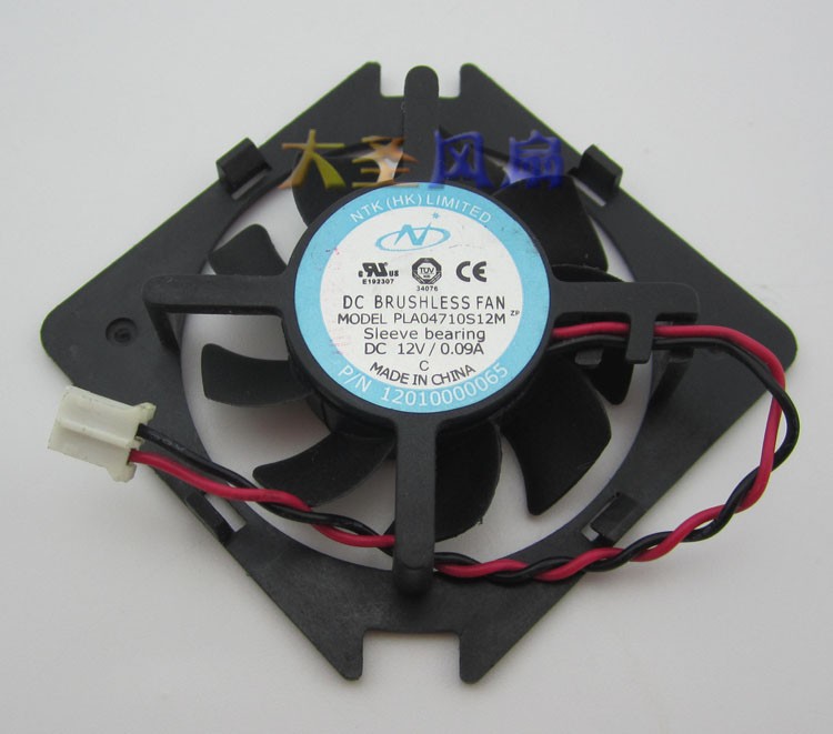 For ATI HD5450 HD8450 PLA04710S12M 2-wire Fan 12V Graphics Card Fan