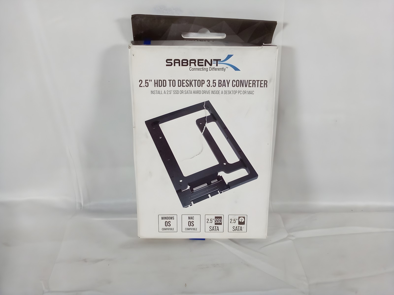 Sabrent 2.5" SSD & SATA Hard Drive to Desktop 3.5" SATA Bay Converter Mounting