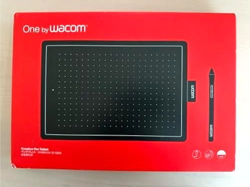 Wacom One CTL-672 Medium Graphics Drawing Tablet Digital Pen Pad Black Red USB