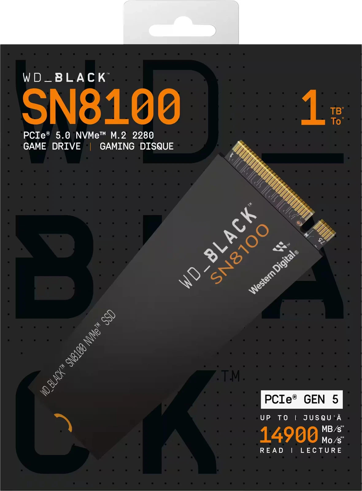 NEW WD BLACK SN8100 1TB Non-Heatsink Internal SSD Gen 5x4 NVMe - SHIPS FAST