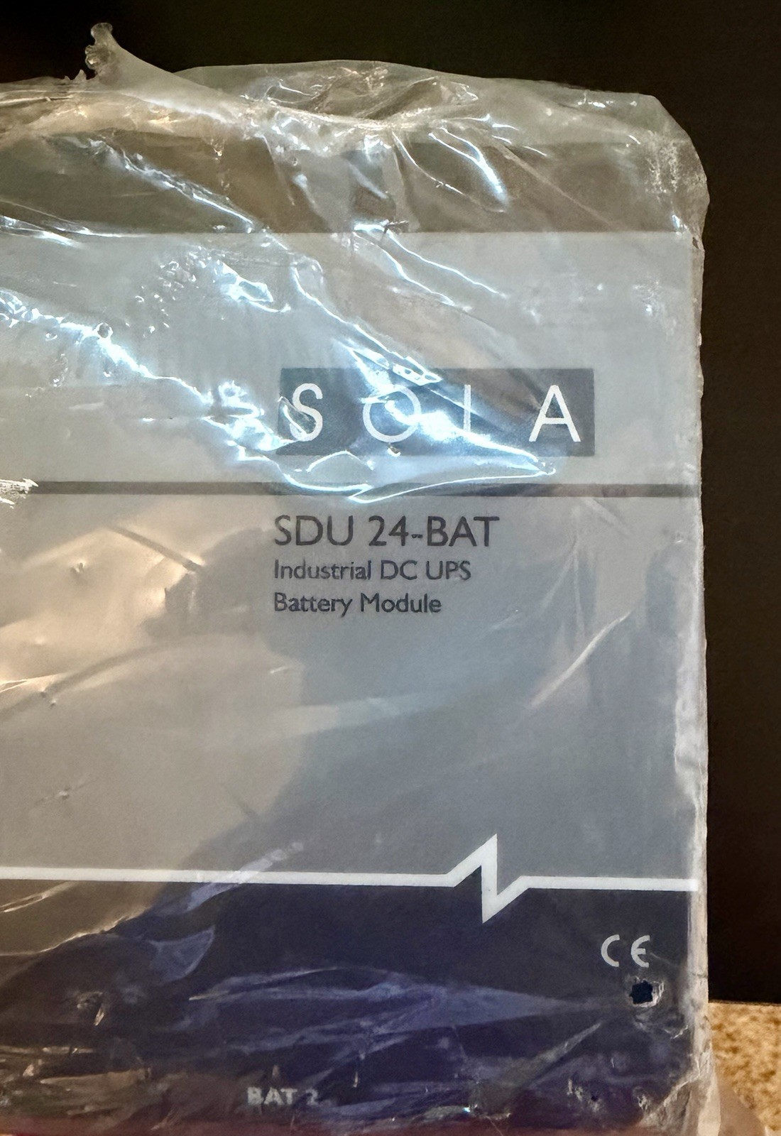 Sola SDU 24-BAT 24V DC UPS Battery Module, MPN 63S-U010-005 R6