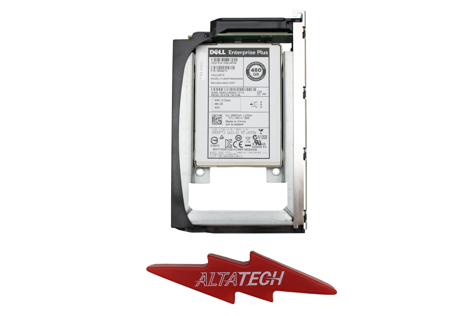 Dell M854P-CML Compellent 480GB SSD SAS 2.5 12G RI 0B32210 Enterprise Plus