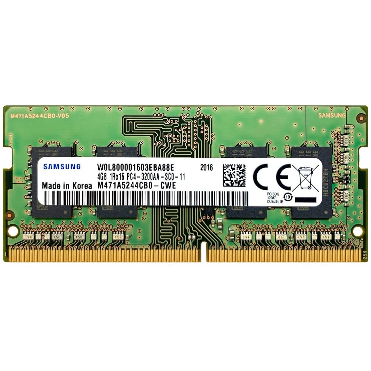 Samsung DDR4 4GB 3200MT CL22 SODIMM Laptop Memory SO-DIMM RAM M471A5244CBO-CWE