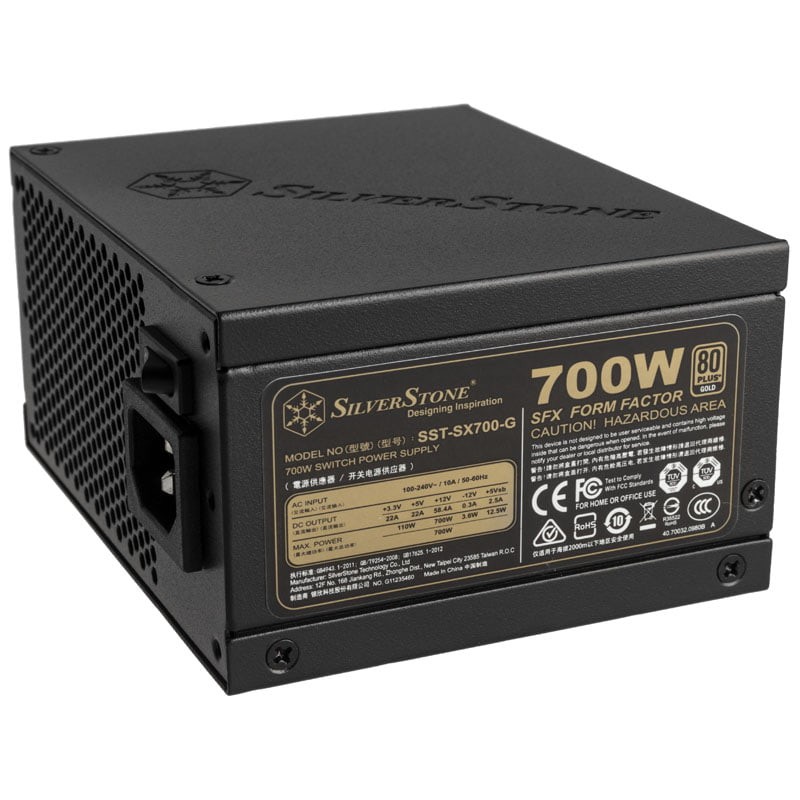 SilverStone SST-SX700-G v1.1 SFX Power Supply 80 PLUS Gold Modular Power Supply
