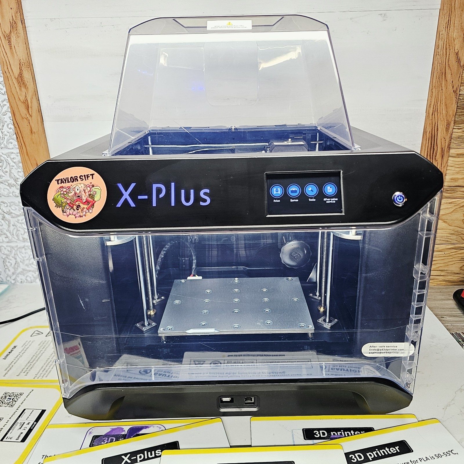 QIDI TECH X-Plus 3D Printer - Upgraded High Temp Extruder- WITH Tools and More