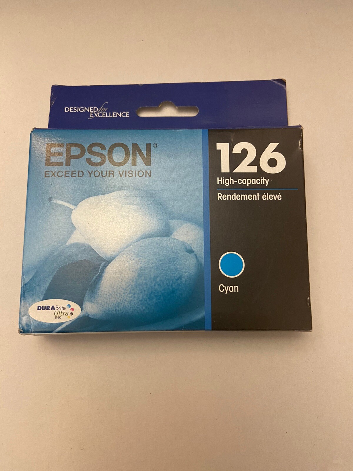 Epson Exceed Your Vision (T126220) 126 High Capacity Cyan Color Ink **EXPIRED**