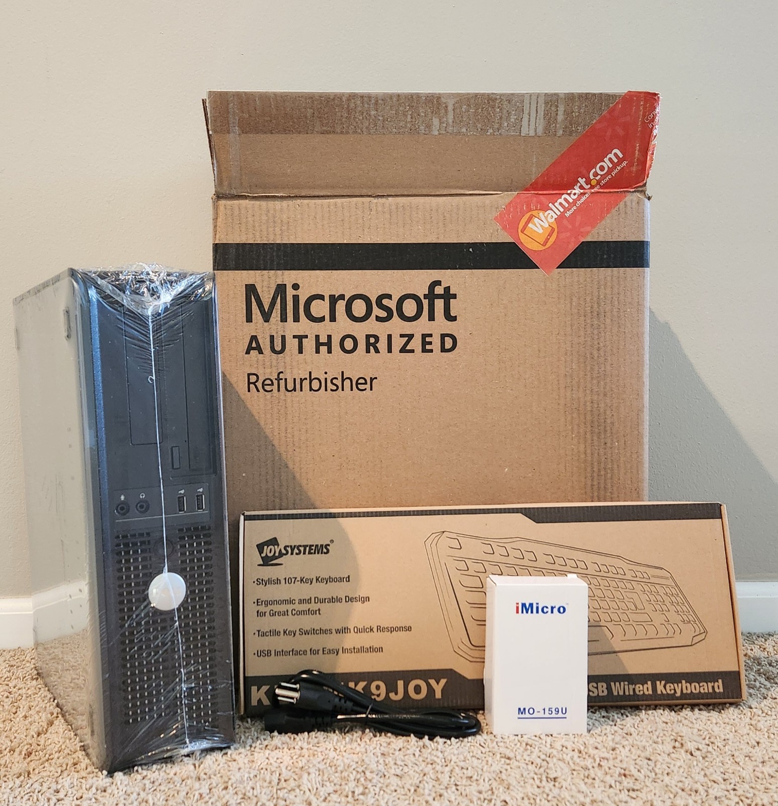 Dell Optiplex 755 SFF Windows 7 Home Premium Desktop 250GB w/ Keyboard & Mouse