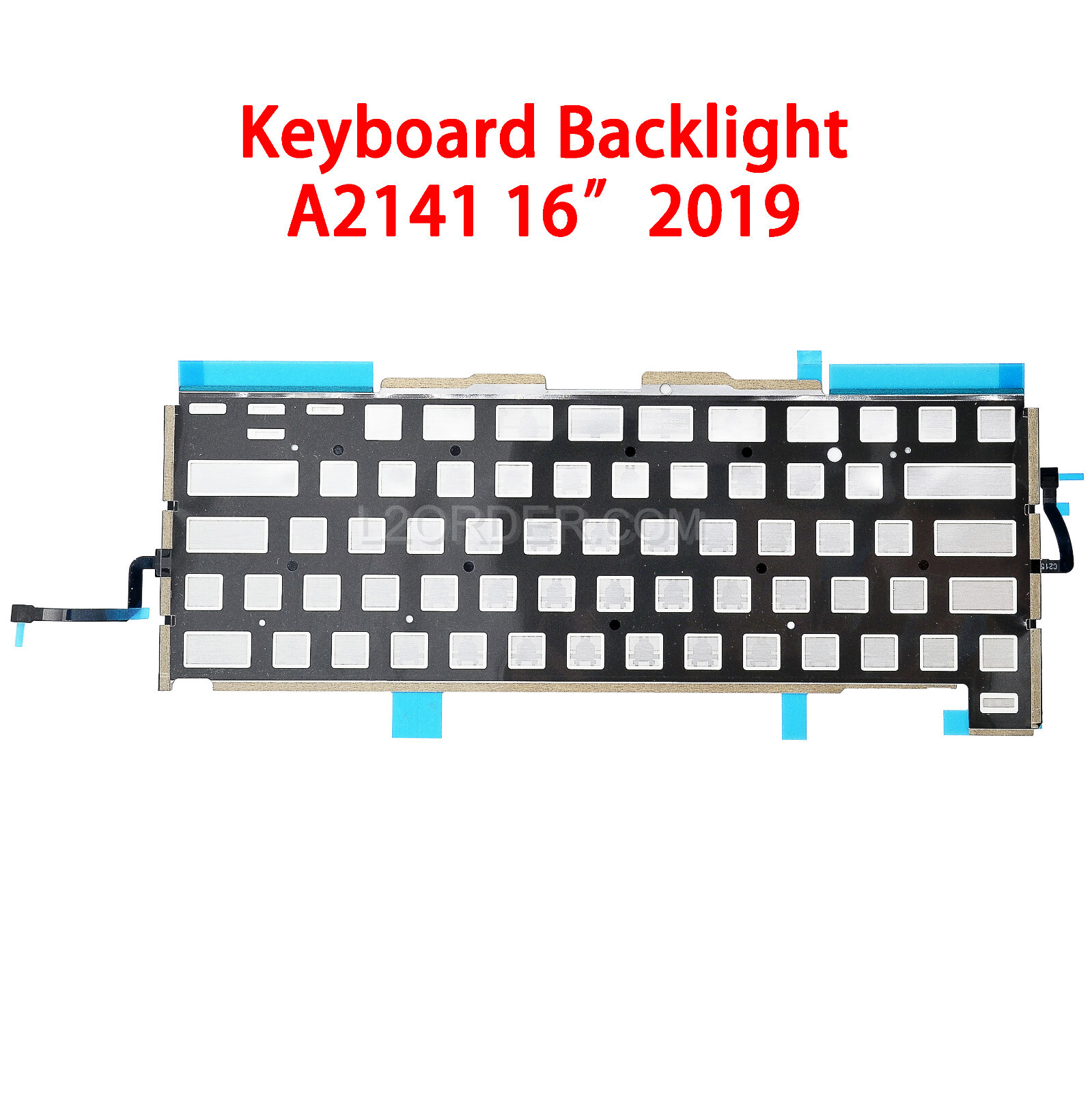 US Keyboard Backlight Sheet for Apple MacBook Pro Retina 16" A2141 2019