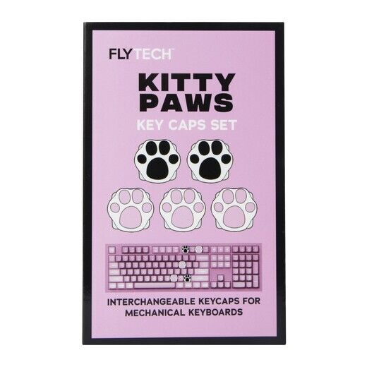 kitty paws keycaps set of 5