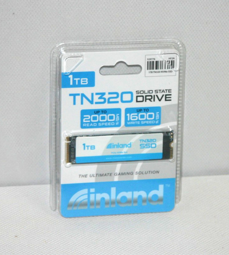 Inland TN320 1TB SSD NVMe PCIe Gen 3.0x4 M.2 2280 3D NAND TLC Internal Solid Sta