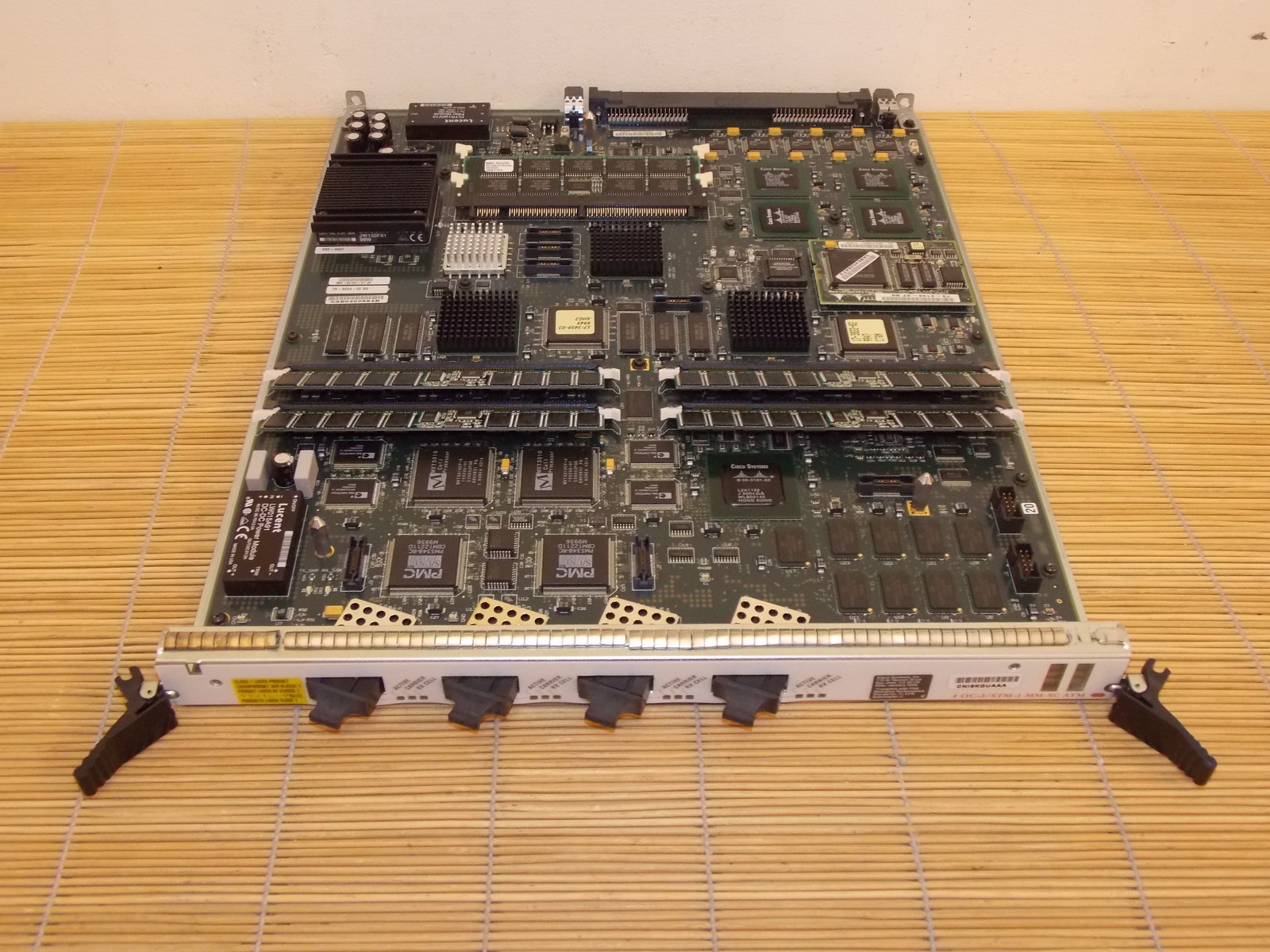 Cisco 4OC3/ATM-MM-SC 12000 Series 4-Port OC-3c/STM-1 ATM Line Card SC MM