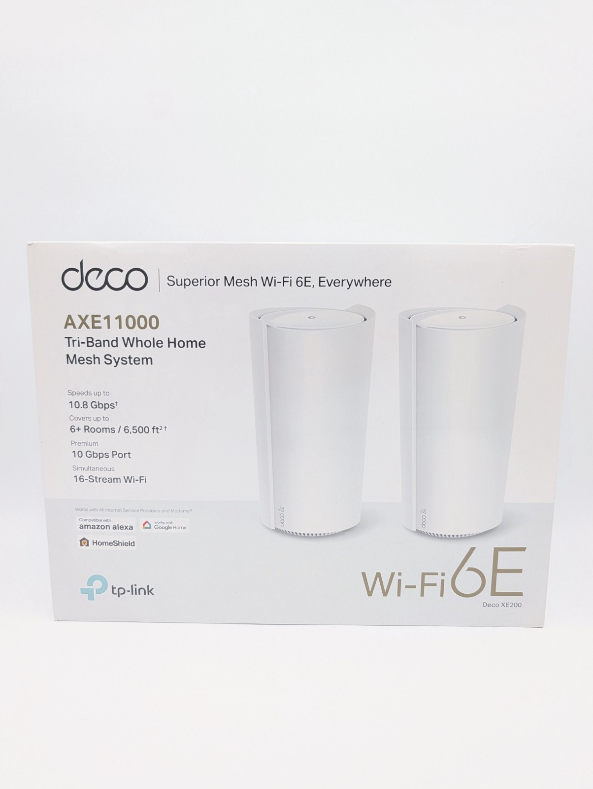 TP-Link Deco XE200 Pro AXE11000 - Multi-Gig Mesh Wi-Fi (2-Pack) w/ Warranty