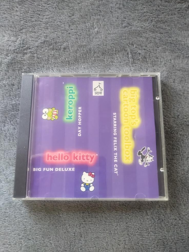 Hello Kitty Big Fun Deluxe/Keroppi Day Hopper/Big Tops Cartoon Toolbox (PC 1995)