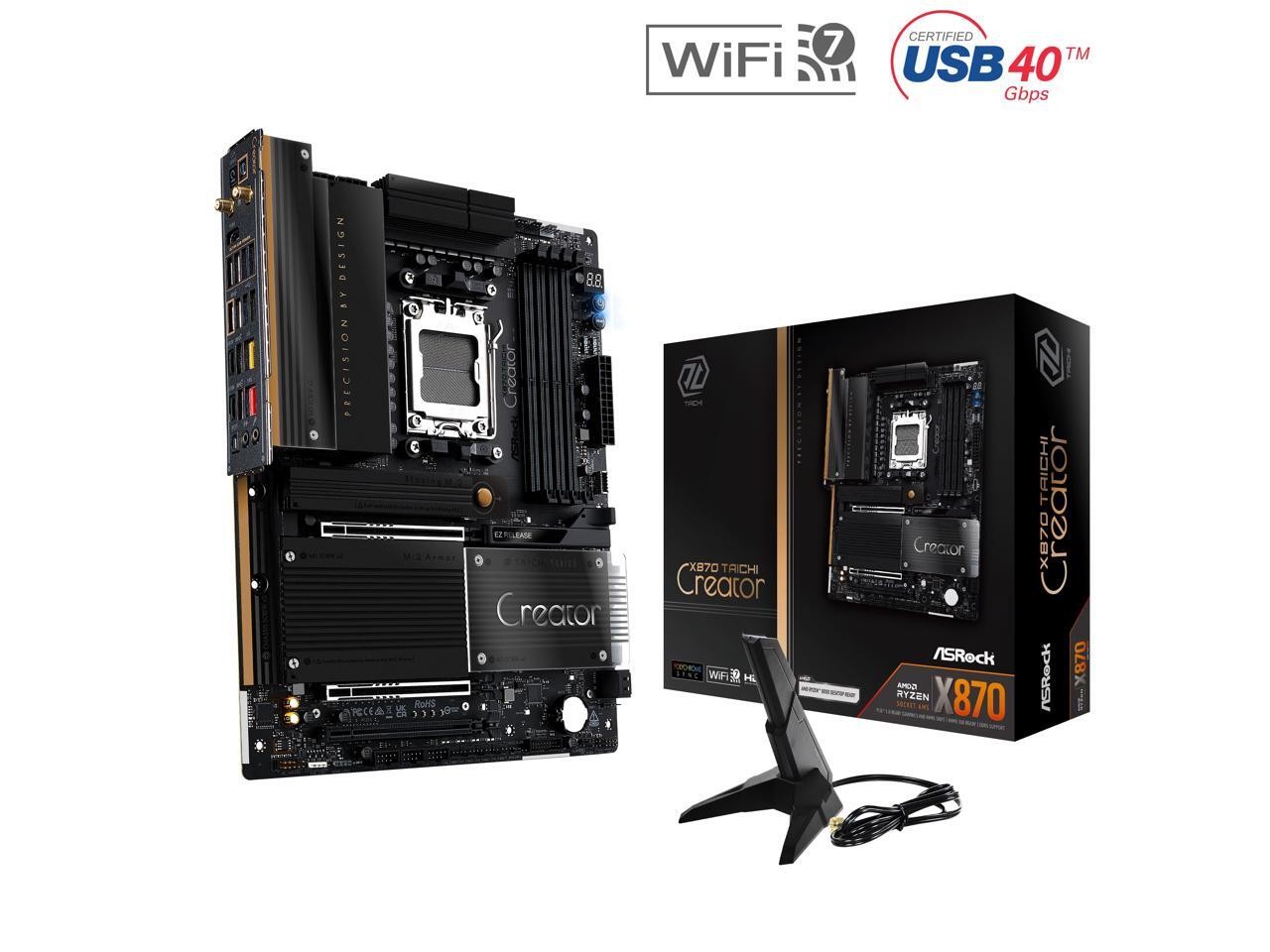 ASRock X870 TAICHI CREATOR AM5 AMD X870 ATX Motherboard