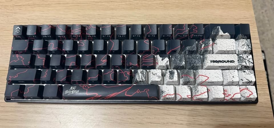 100 Thieves x Higround Keyboard Geostone