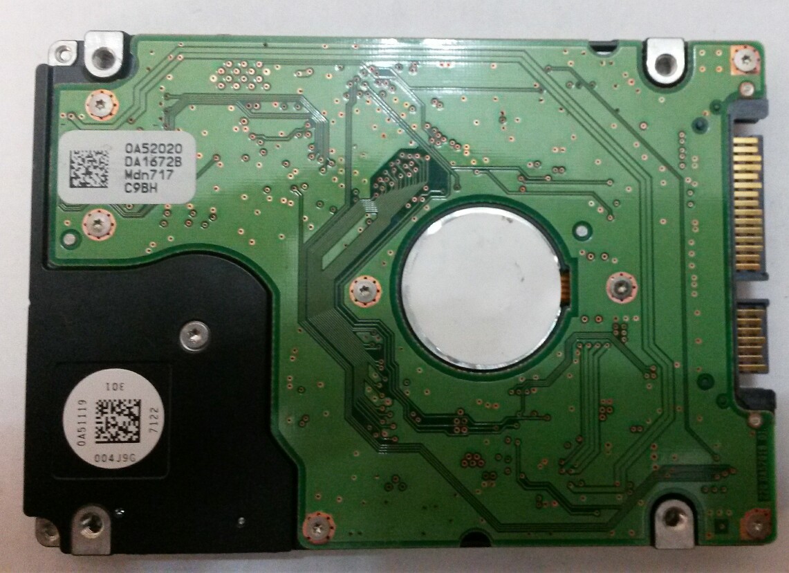 BOARD ONLY HITACHI HTS541616J9SA00 SATA PCB:2200A5201801 P/N:0A53320 MLC:DA1905