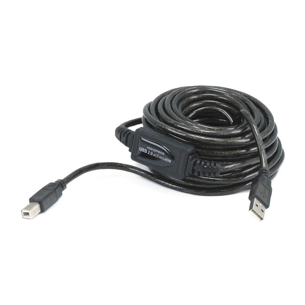 MONOPRICE 7531 Standard USB Cable,Black,33ft L 13U532