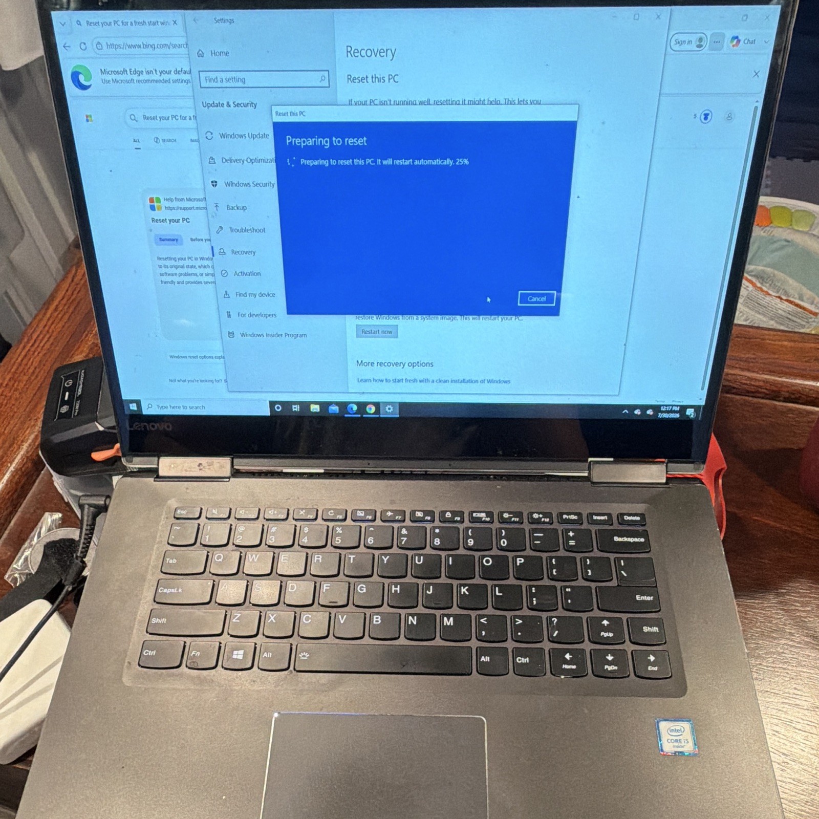 Lenovo Yoga 710-15ISK 15.6" Touchscreen i5-6200U 8GB Win 10 Black 256GB Storage