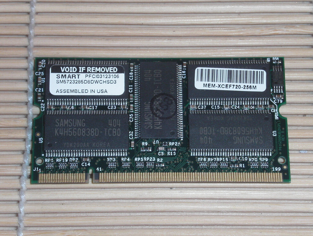 NEW Cisco MEM-xCEF720-256M Supervisor Engine 32 RAM Memory