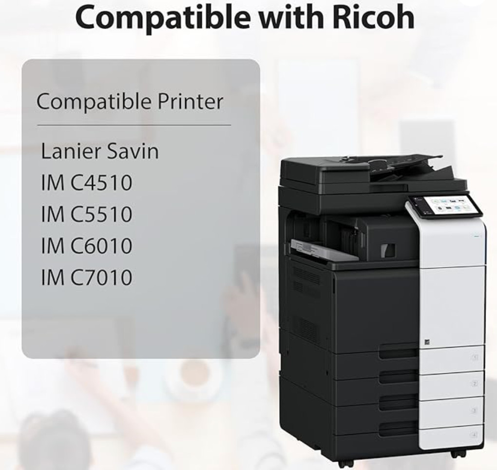IM C4510 IM C6010 Black Toner Cartridge Replacement for Ricoh 842526