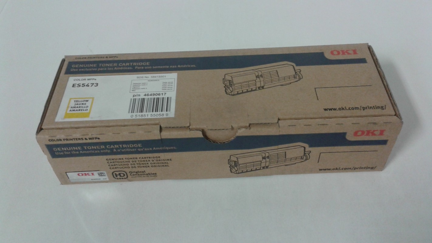 Okidata 46490617 Toner Ctg Yellow for Okidata ES-5473 MFP
