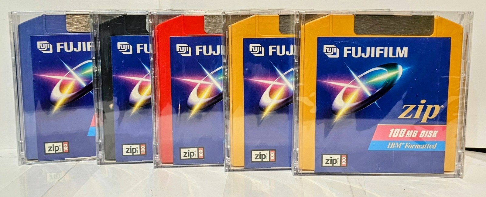 Fuji Film Zip 100 MB 5 Pack Disks (new)