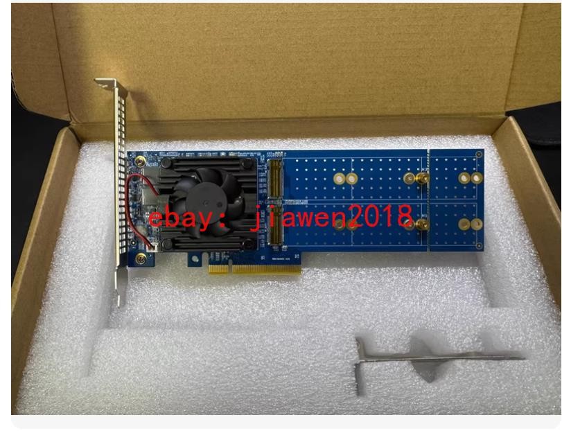 M.2 NVMe SSD PCIe x8 Adapter WITH PLX88024 PCI Express 4.0 4 Port M.2 IT Mode