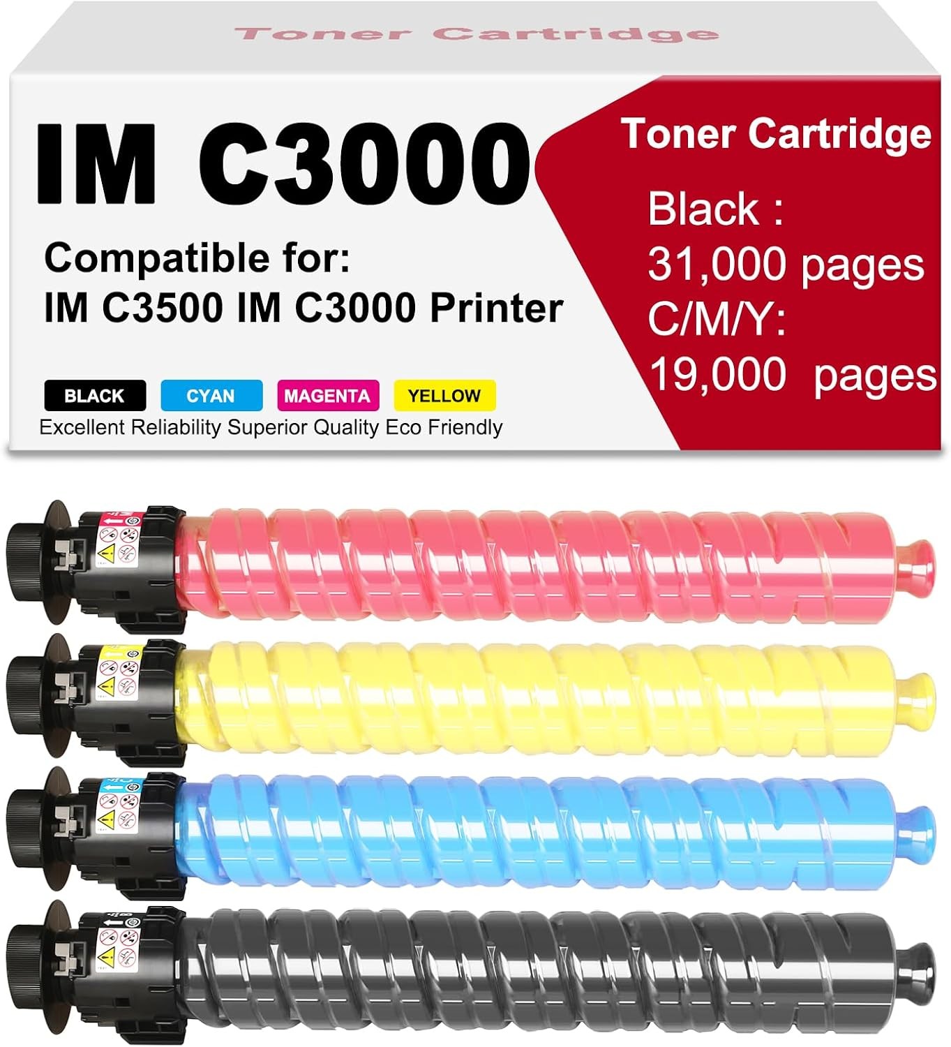 IM C3000/IM C3500 Toner Cartridge for Ricoh 842251 842252 842253 842254 Printers