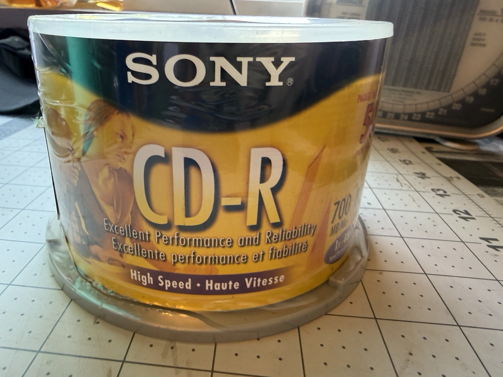 50-Pack Sony CD-Rs, 700mb, 1x-48x, 80 Min, Brand New, Factory Sealed