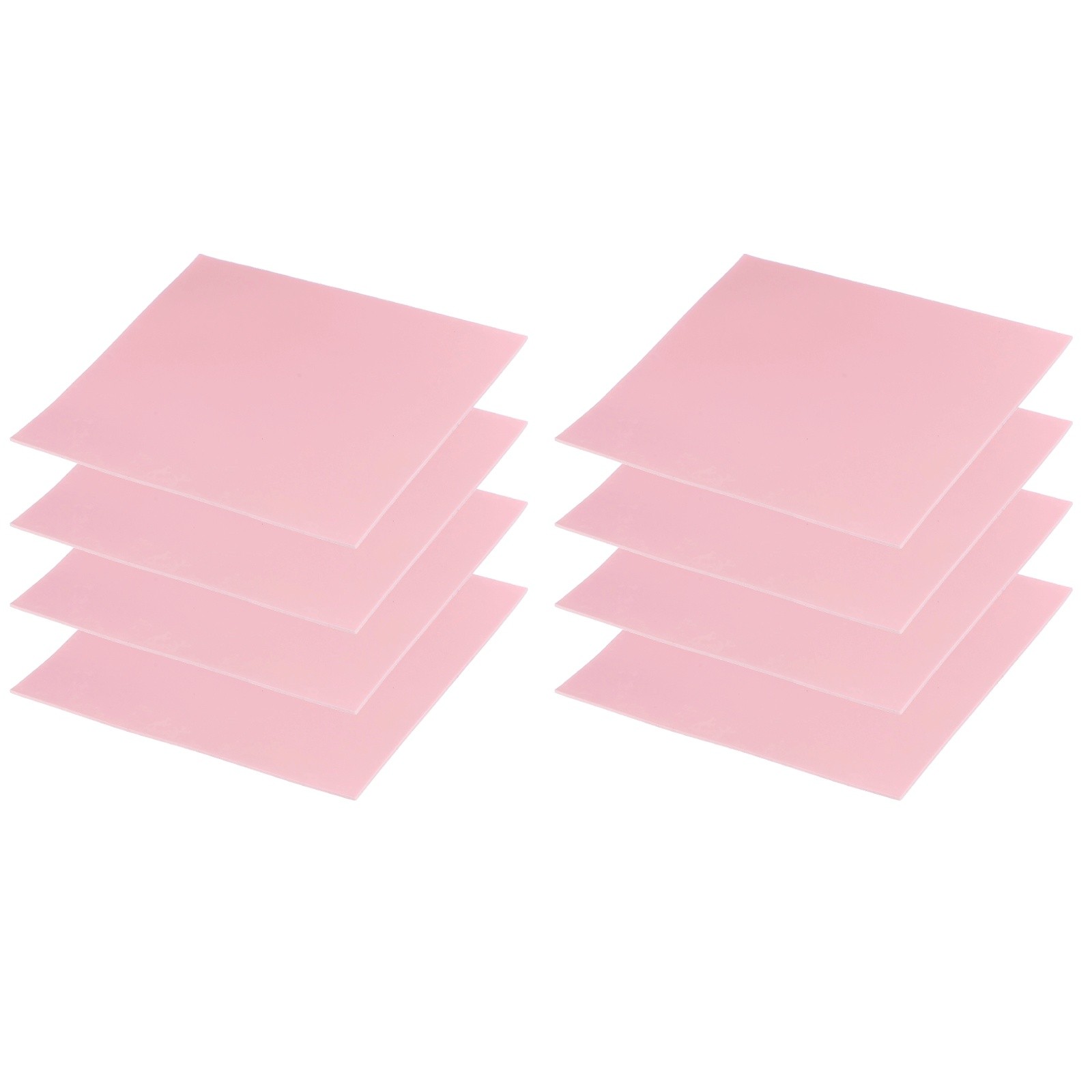 8 Pcs Thermal Pads 100x100x1mm for CPU GPU M.2 SSD NVMe Pink