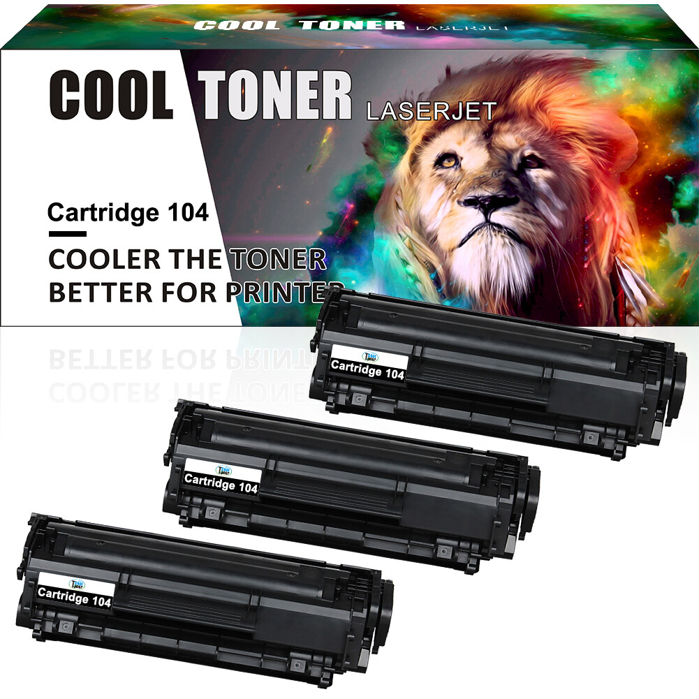 3PK CRG104 FX9 FX10 Toner for Canon 104 ImageClass MF4100 4200 4300 4600