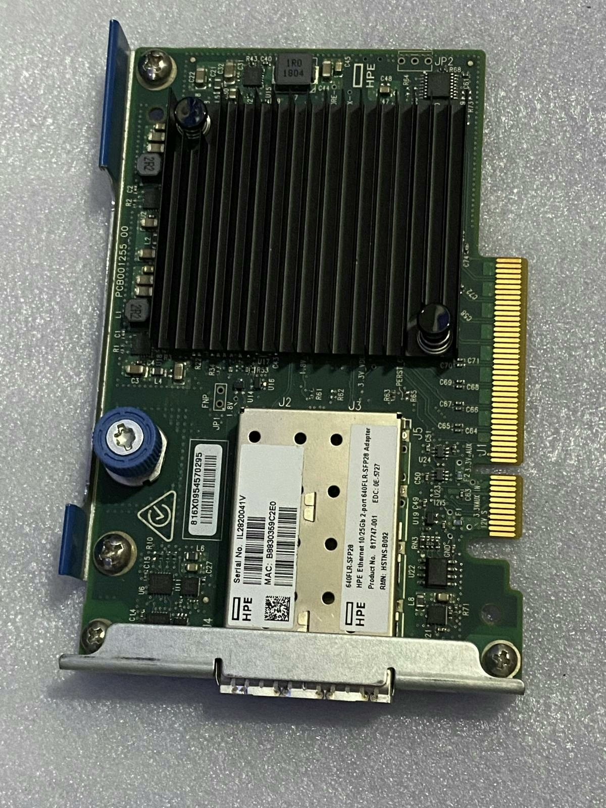 Original HPE 640FLR-SFP28 Dual‑Port 10/25G SFP28 Server Network Adapter