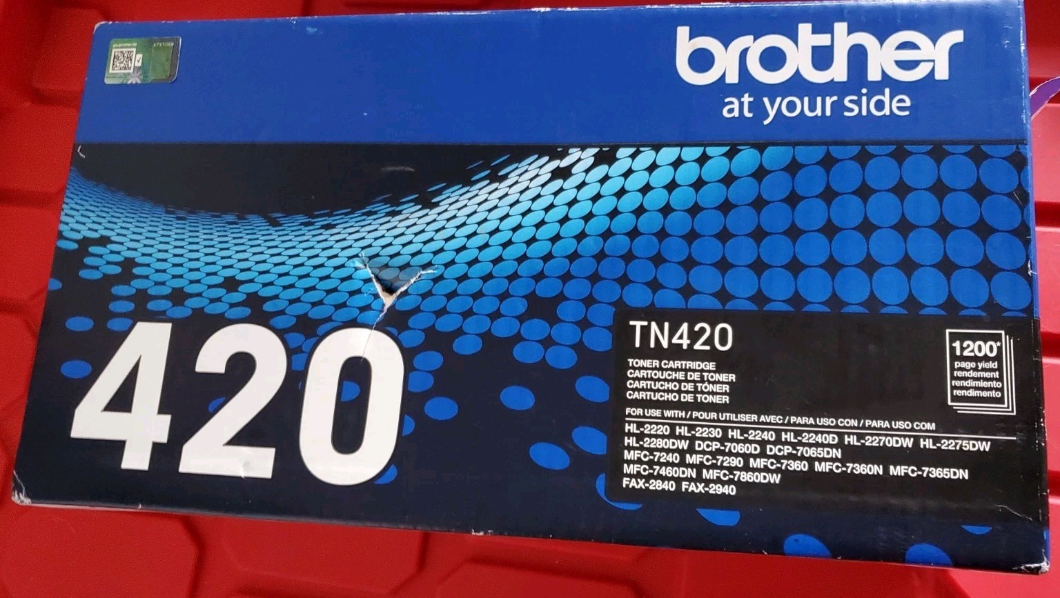 Brother TN-420 Black Toner Cartridge Drum Unit NIB OEM GENUINE **FREE SHIPPING**