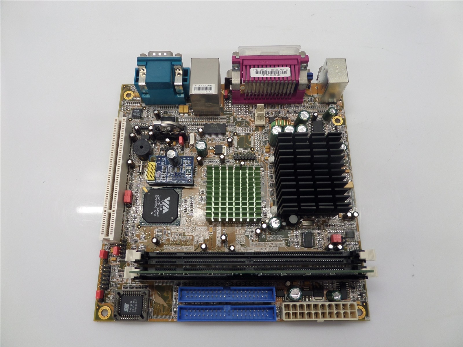 Via EPIA-5000AG Industrial Motherboard w/ Via Embedded CPU & 256MB RAM