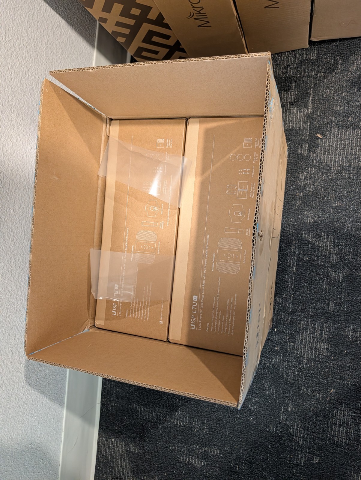 New Ubiquiti LTU-LR 2-Pack 5GHz Long-Range PtMP CPE Radios 26dBi for WISP