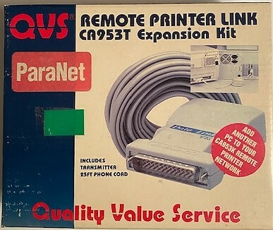 Vintage QVS Remote Printer Link Expansion Kit Model CA953T