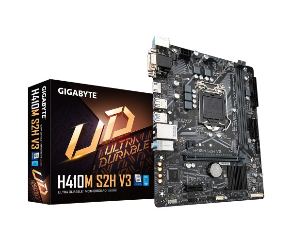 Gigabyte H410M S2H V3 Micro-Atx VGA DVI HDMI LGA1200 Motherboard DDR4
