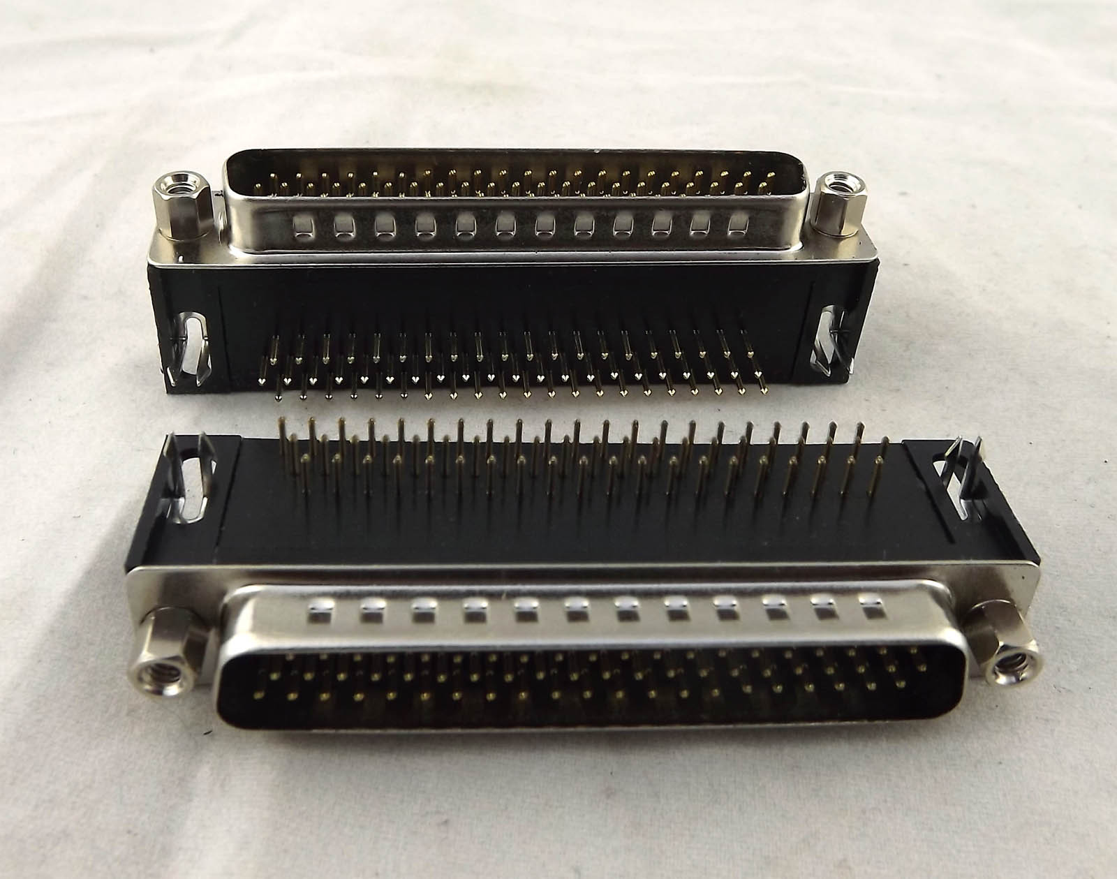 5x D-SUB DB62 62 Pin Male 3 Rows PCB Right Angle Solder Cable Adapter Connector