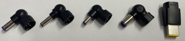 Lot of 5 Targus tips for Universal Targus Wall Adapter (APA31US)(APA110US)