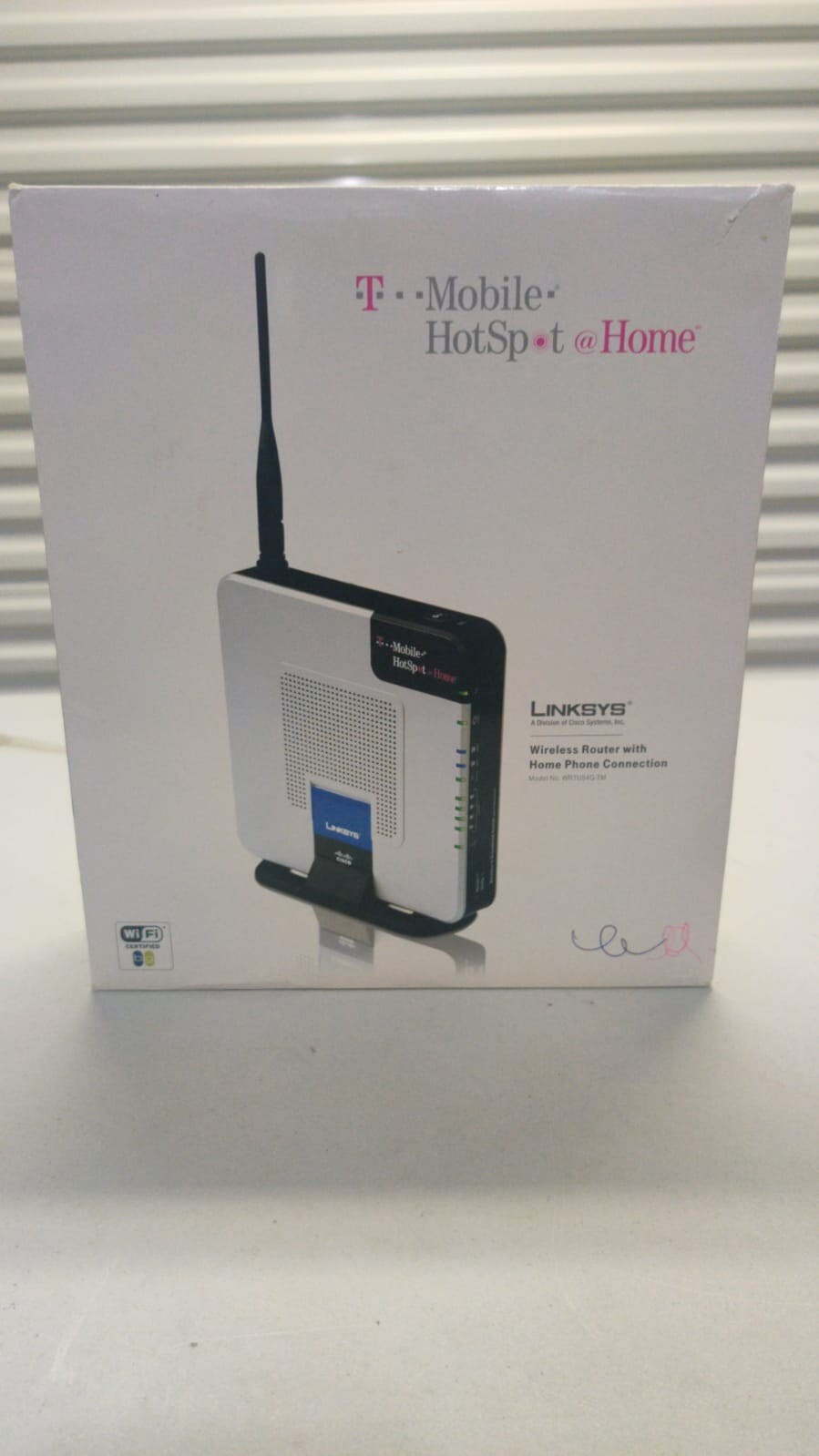 T-MOBILE HOTSPOT@HOME LINKSYS WIRELESS ROUTER PHONE WRTU54G-TM ULET-(31)