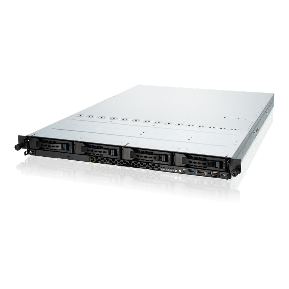 Customizable ASUS 1U Rack Server RS500A-E10-RS4 4x 3.5