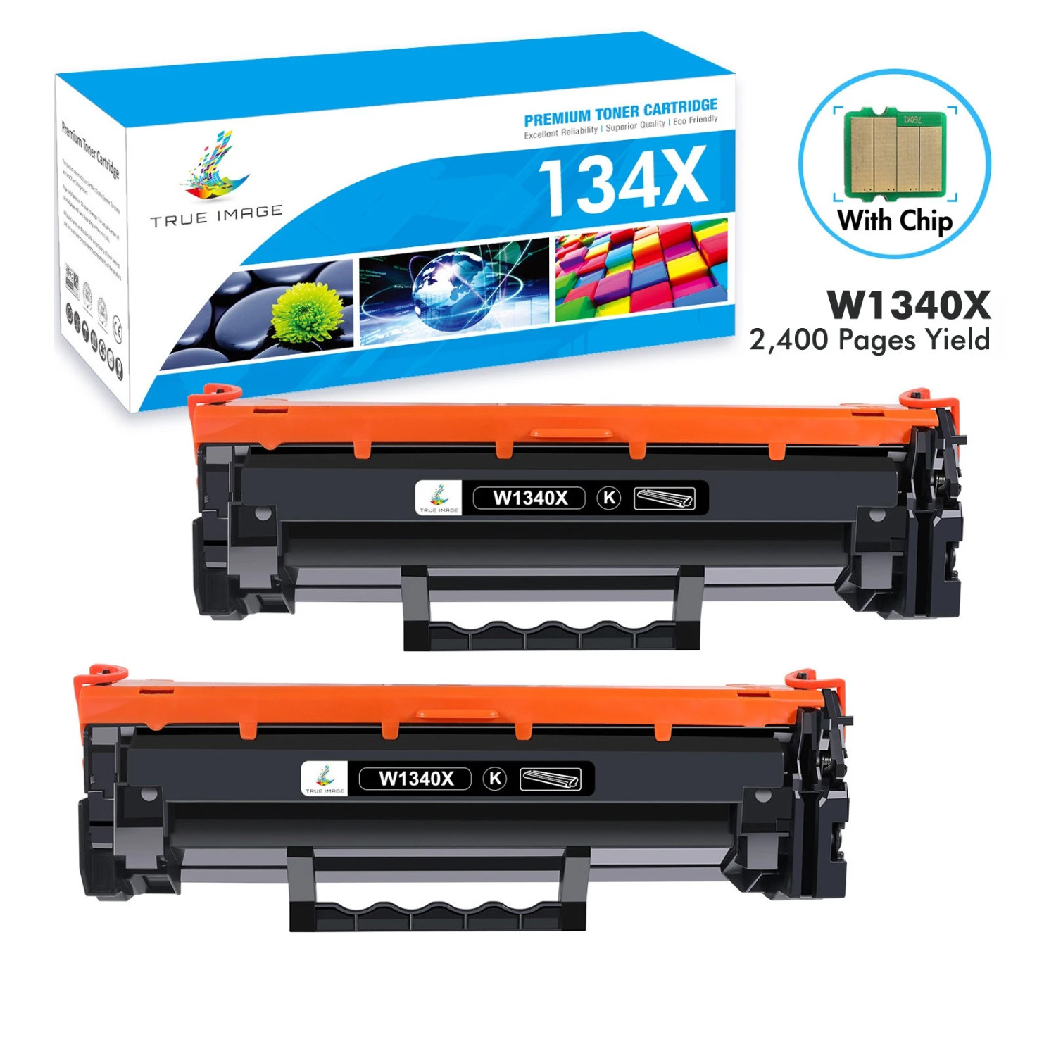 2x W1340X Toner Cartridges For HP 134A LaserJet M209dw M234dw M234sdw WITH CHIP
