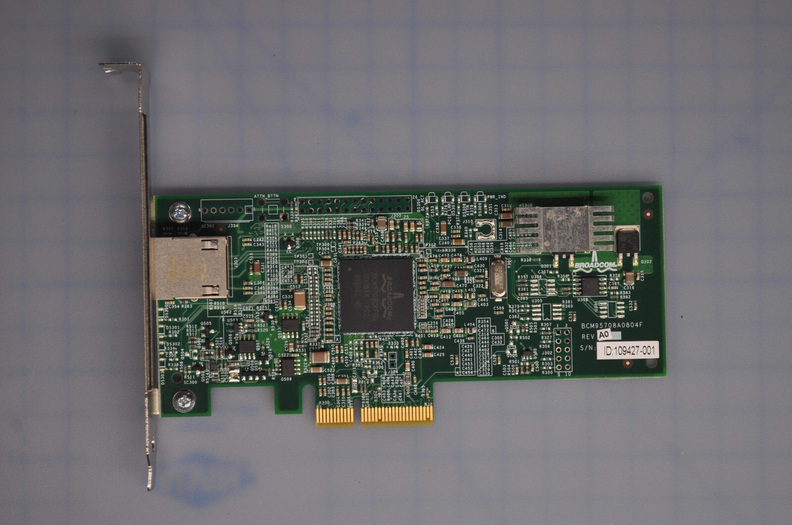 IBM NETXTREME II 1000 EXPRESS PCI EXPRESS X4 SINGLE PORT ETHERNET 39Y6070